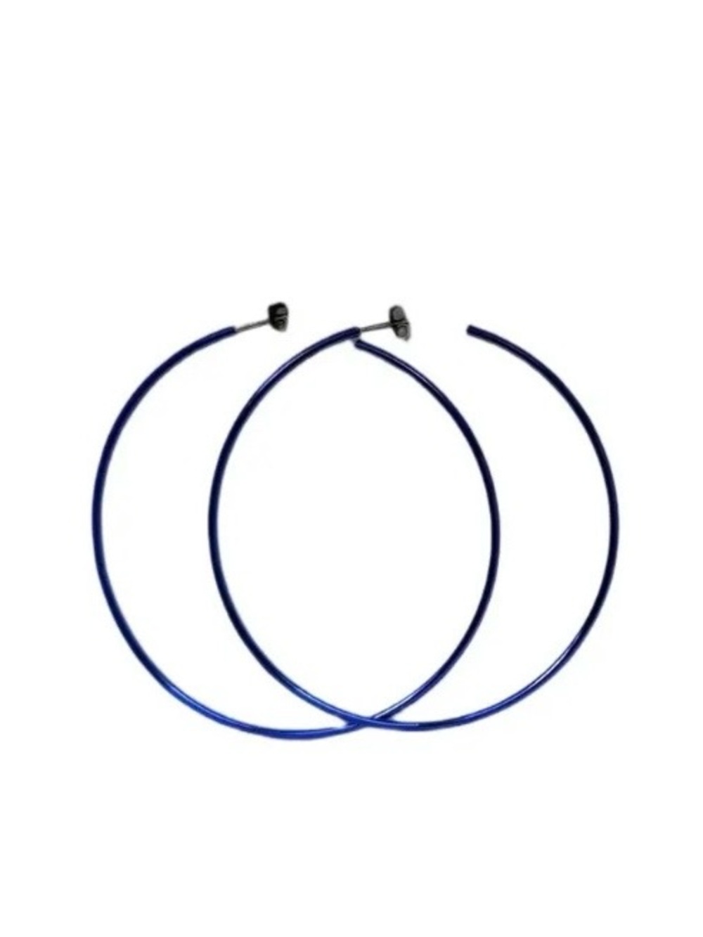 Isabel Marant Blue Slim Hoop Earrings